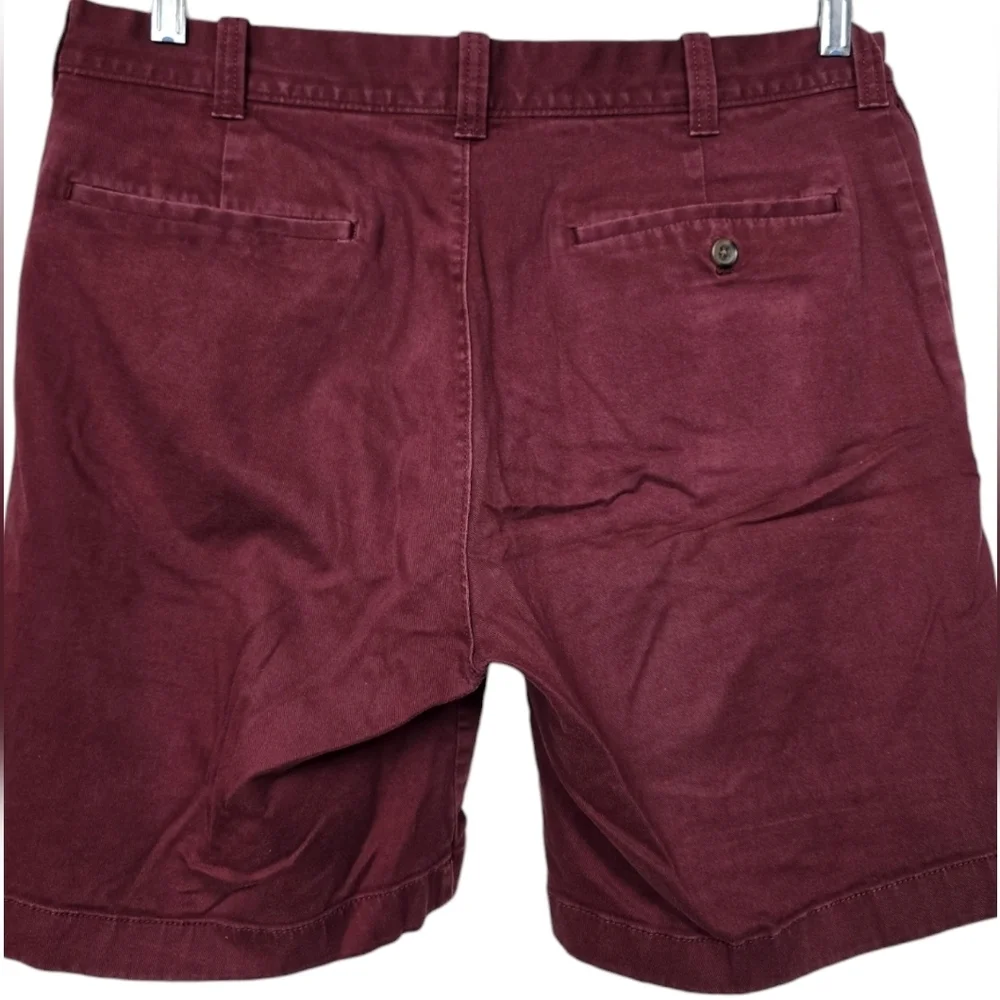 J. Crew Mercantile Flex Dark Red Shorts 34